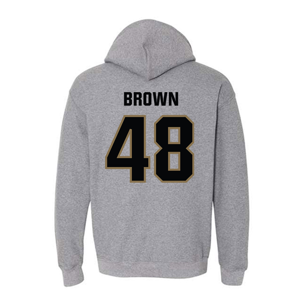 UNC Pembroke - NCAA Football : Jake Brown - Classic Shersey Hooded Sweatshirt-1