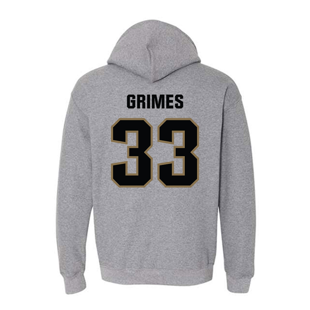 UNC Pembroke - NCAA Men's Basketball : Justin Grimes - Classic Shersey Hooded Sweatshirt-1