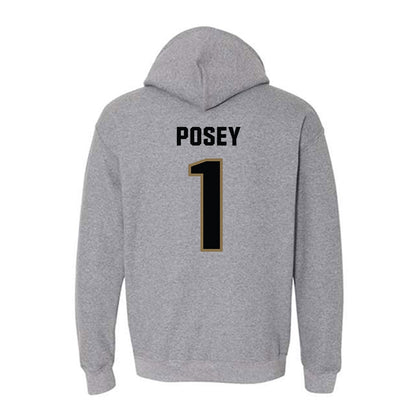 UNC Pembroke - NCAA Football : Miles Posey - Classic Shersey Hooded Sweatshirt-1