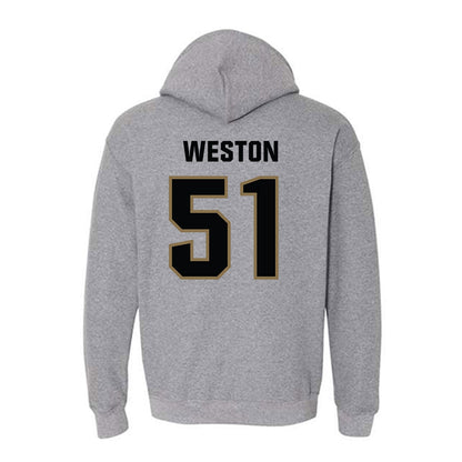 UNC Pembroke - NCAA Football : Brock Weston - Classic Shersey Hooded Sweatshirt-1