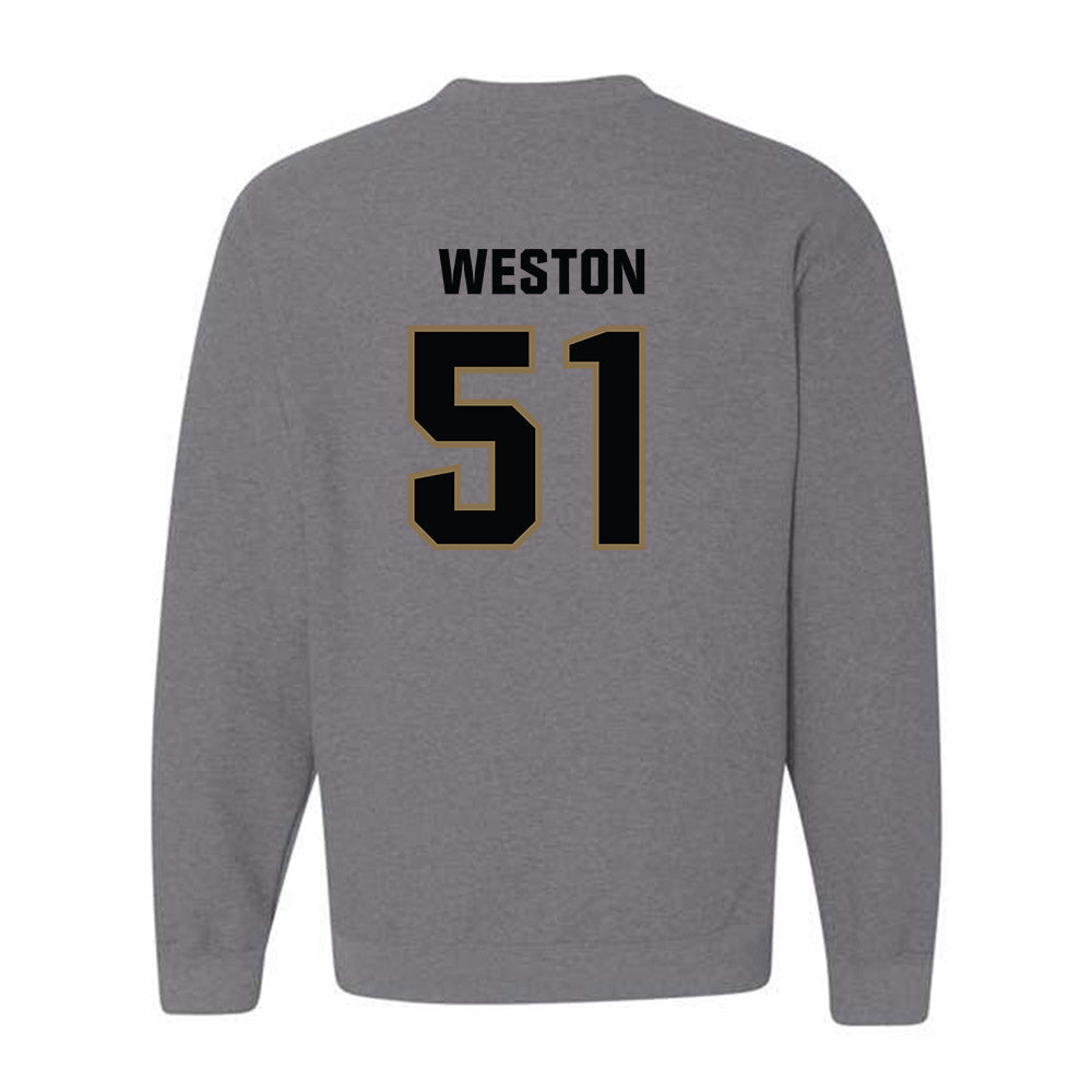 UNC Pembroke - NCAA Football : Brock Weston - Classic Shersey Crewneck Sweatshirt-1