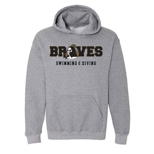 UNC Pembroke - NCAA Women's Swimming & Diving : Britta Schwengle - Classic Shersey Hooded Sweatshirt-0