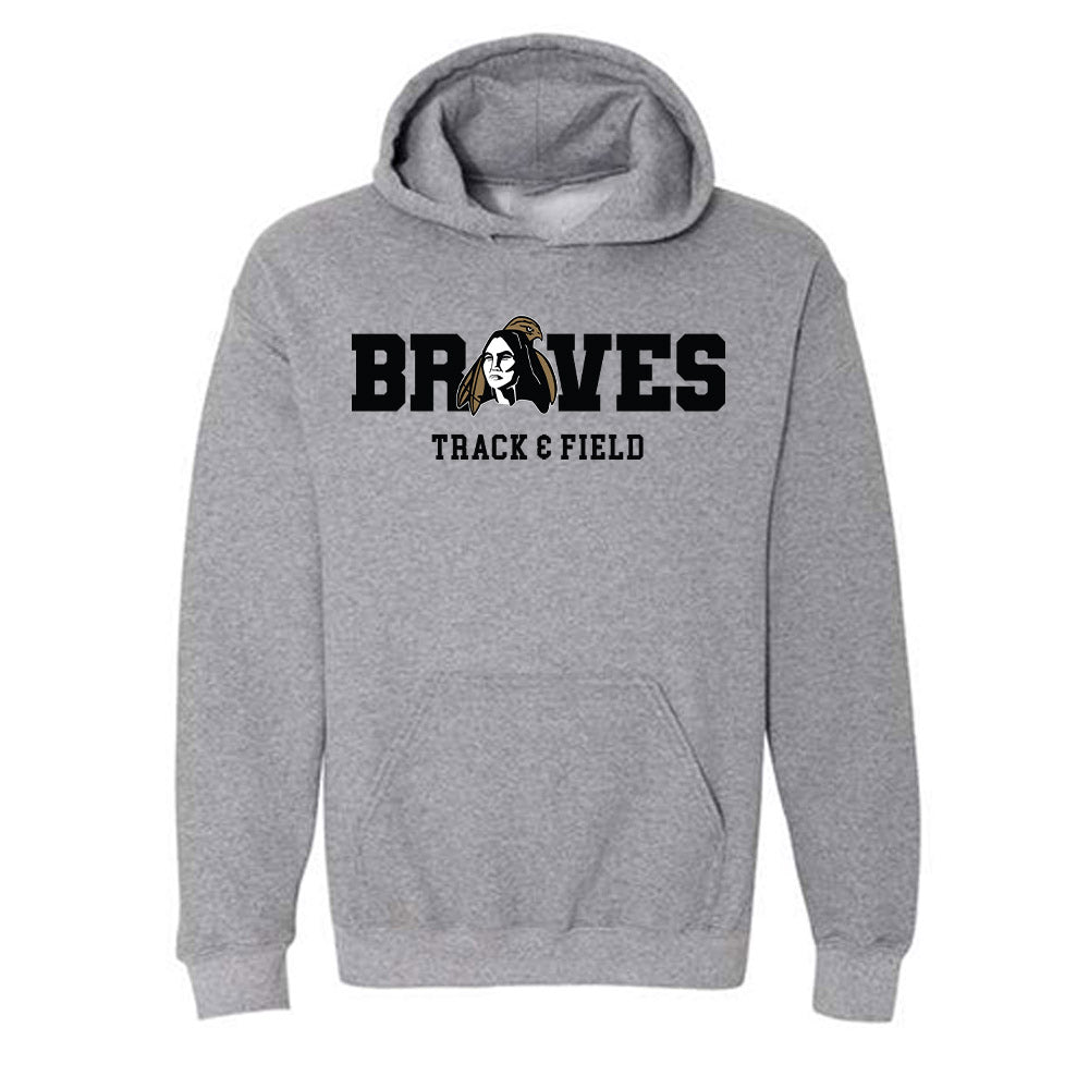 UNC Pembroke - NCAA Men's Track & Field : John Davis - Classic Shersey Hooded Sweatshirt-0