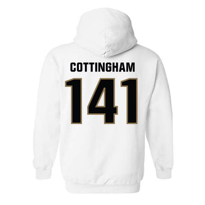 UNC Pembroke - NCAA Wrestling : Chance Cottingham - Classic Shersey Hooded Sweatshirt-1
