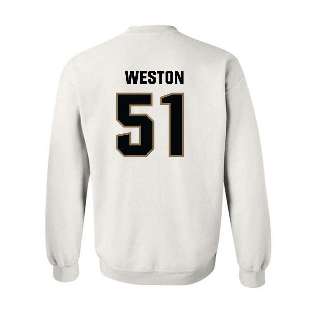 UNC Pembroke - NCAA Football : Brock Weston - Classic Shersey Crewneck Sweatshirt-1