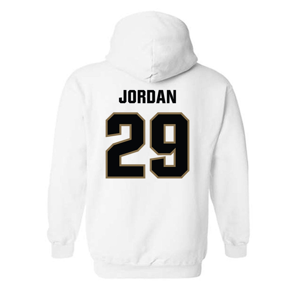 UNC Pembroke - NCAA Football : Cedric Jordan - Classic Shersey Hooded Sweatshirt-1