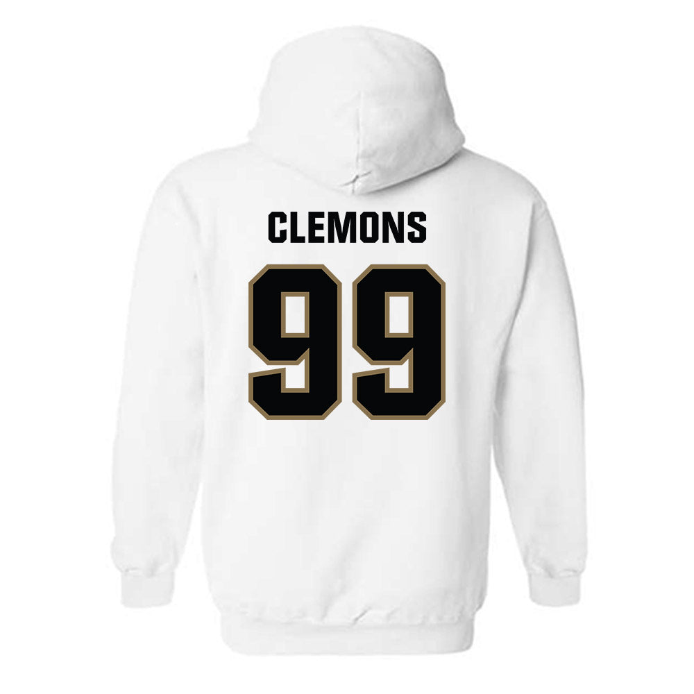 UNC Pembroke - NCAA Football : Jahari Clemons - Classic Shersey Hooded Sweatshirt-1