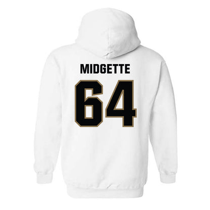 UNC Pembroke - NCAA Football : Asa Midgette - Classic Shersey Hooded Sweatshirt-1