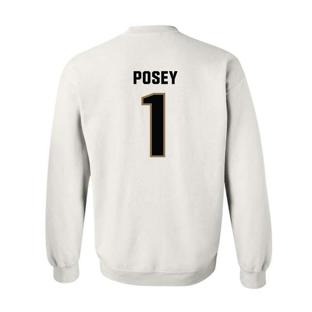 UNC Pembroke - NCAA Football : Miles Posey - Classic Shersey Crewneck Sweatshirt-1