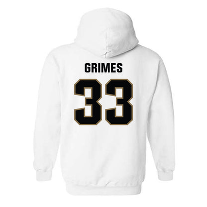 UNC Pembroke - NCAA Men's Basketball : Justin Grimes - Classic Shersey Hooded Sweatshirt-1