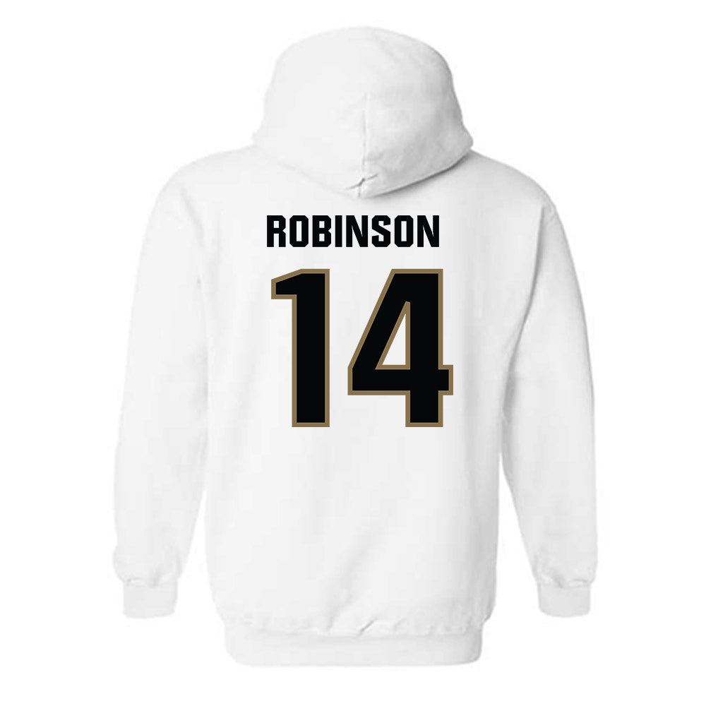 UNC Pembroke - NCAA Football : Tre Robinson - Classic Shersey Hooded Sweatshirt-1