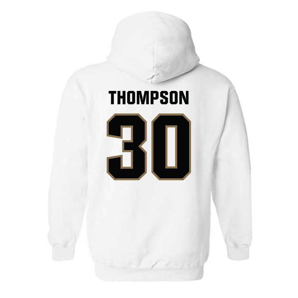 UNC Pembroke - NCAA Football : Brian Thompson - Classic Shersey Hooded Sweatshirt-1