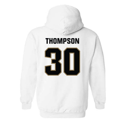 UNC Pembroke - NCAA Football : Brian Thompson - Classic Shersey Hooded Sweatshirt-1