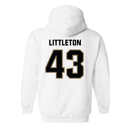 UNC Pembroke - NCAA Baseball : Garrett Littleton - Classic Shersey Hooded Sweatshirt-1