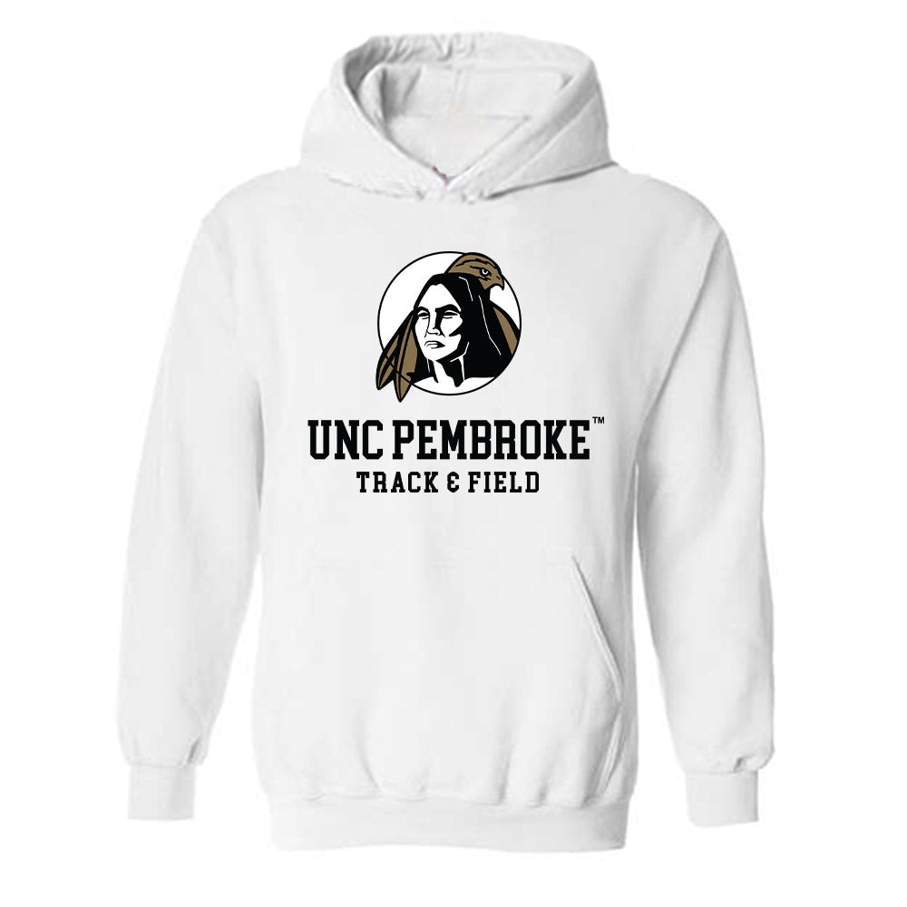 UNC Pembroke - NCAA Men's Track & Field : Jaiden Hannah - Classic Shersey Hooded Sweatshirt-0