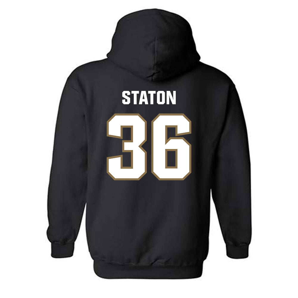 UNC Pembroke - NCAA Football : Kaleb Staton - Classic Shersey Hooded Sweatshirt-1
