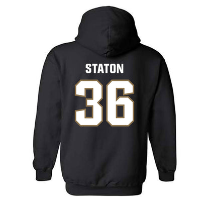 UNC Pembroke - NCAA Football : Kaleb Staton - Classic Shersey Hooded Sweatshirt-1