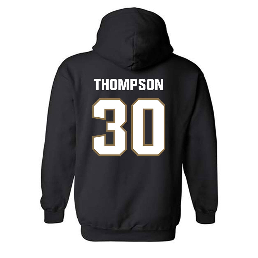 UNC Pembroke - NCAA Football : Brian Thompson - Classic Shersey Hooded Sweatshirt-1
