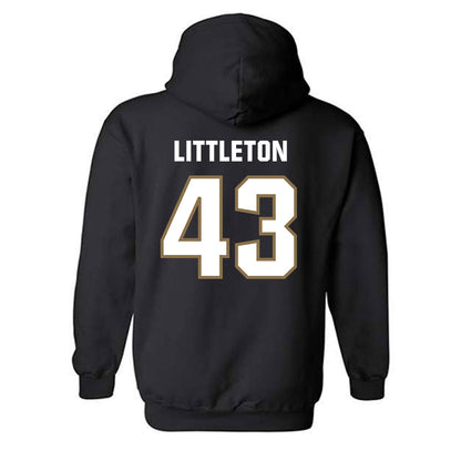 UNC Pembroke - NCAA Baseball : Garrett Littleton - Classic Shersey Hooded Sweatshirt-1