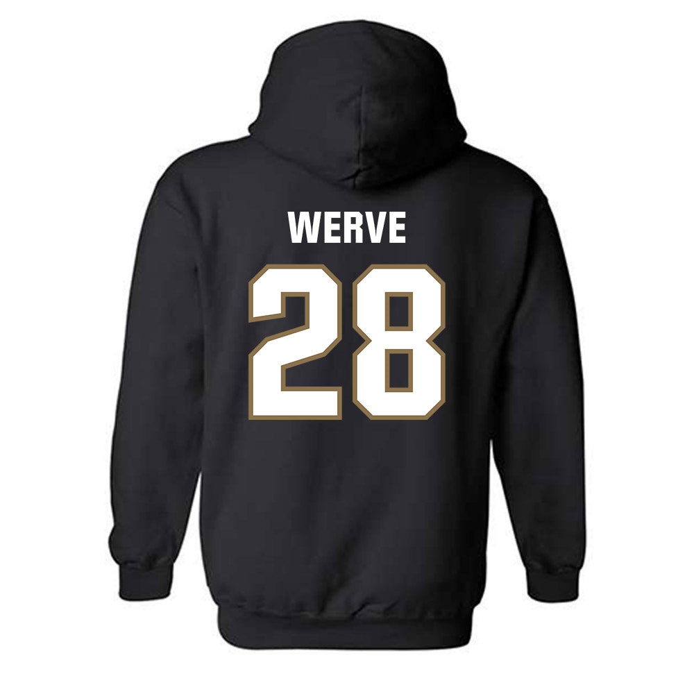 UNC Pembroke - NCAA Men's Ice Hockey : Pat Werve - Classic Shersey Hooded Sweatshirt-1