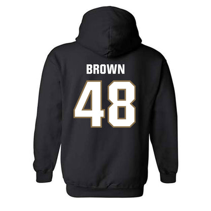 UNC Pembroke - NCAA Football : Jake Brown - Classic Shersey Hooded Sweatshirt-1