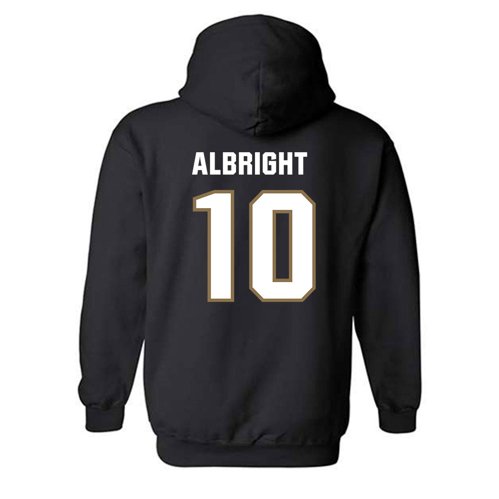 UNC Pembroke - NCAA Football : JaQuan Albright - Classic Shersey Hooded Sweatshirt-1