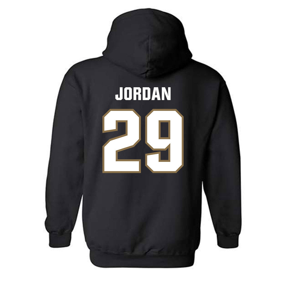 UNC Pembroke - NCAA Football : Cedric Jordan - Classic Shersey Hooded Sweatshirt-1