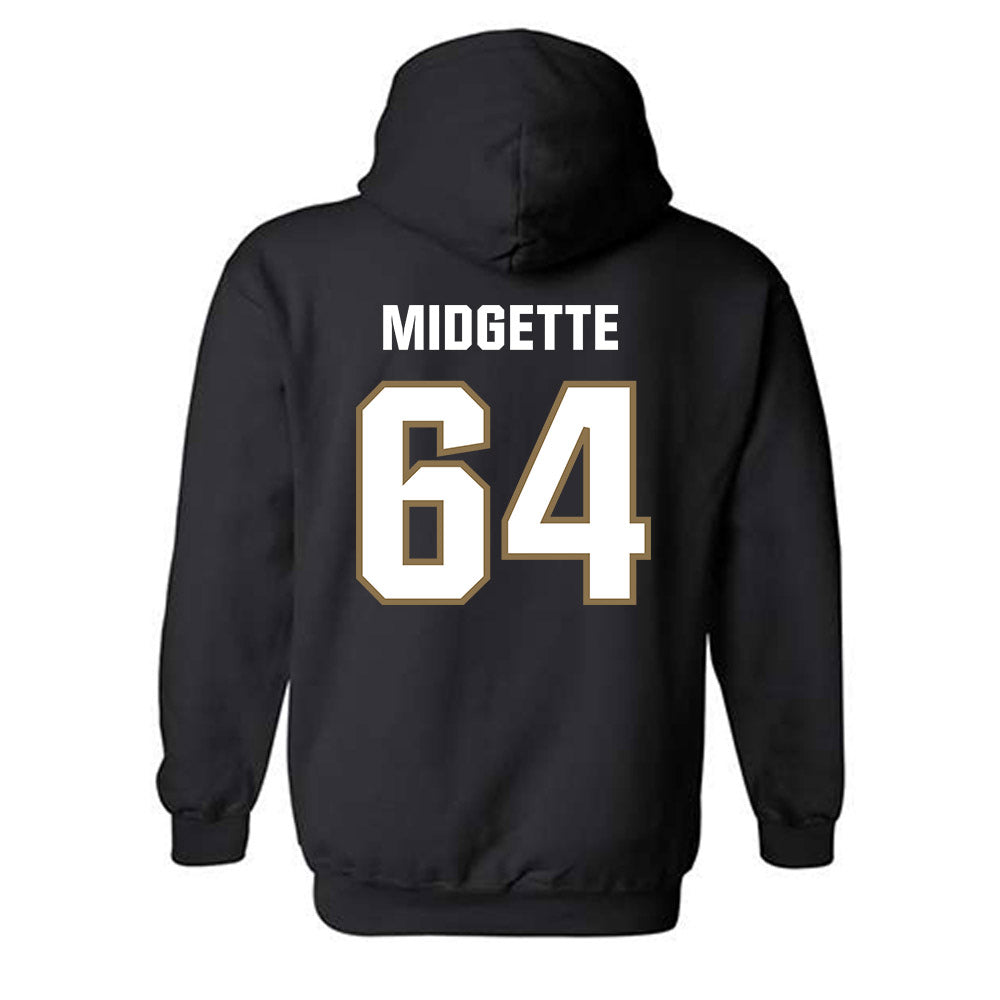 UNC Pembroke - NCAA Football : Asa Midgette - Classic Shersey Hooded Sweatshirt-1