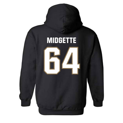 UNC Pembroke - NCAA Football : Asa Midgette - Classic Shersey Hooded Sweatshirt-1