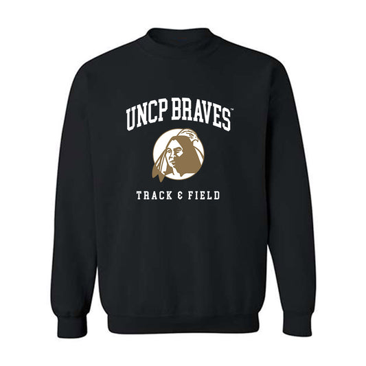 UNC Pembroke - NCAA Men's Track & Field : John Davis - Classic Shersey Crewneck Sweatshirt-0