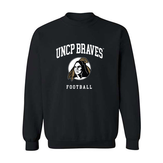 UNC Pembroke - NCAA Football : Andre Hill Jr - Classic Shersey Crewneck Sweatshirt-0