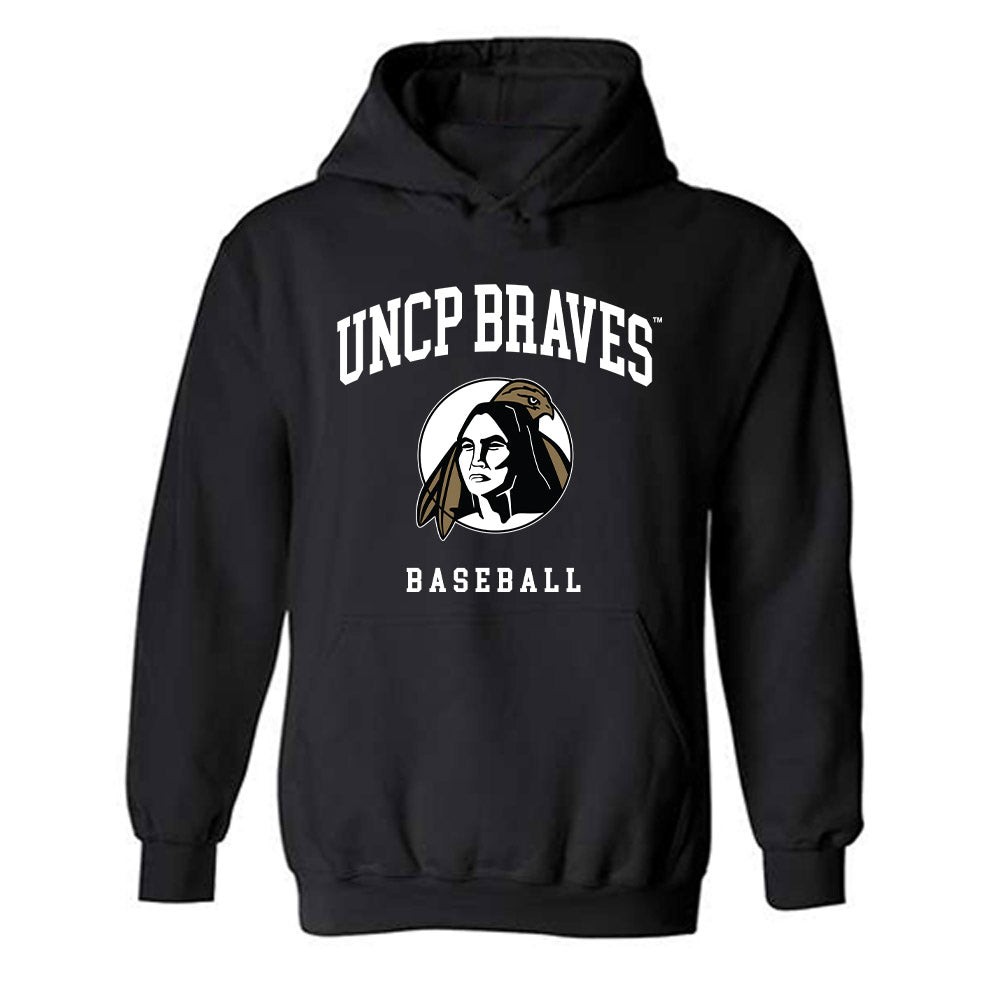 UNC Pembroke - NCAA Baseball : Seth Moore - Classic Shersey Hooded Sweatshirt-0
