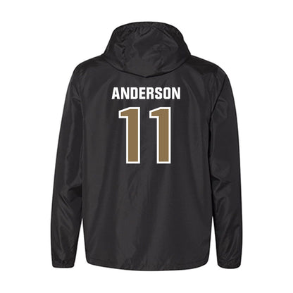 UNC Pembroke - NCAA Men's Basketball : Demar Anderson - Windbreaker-1