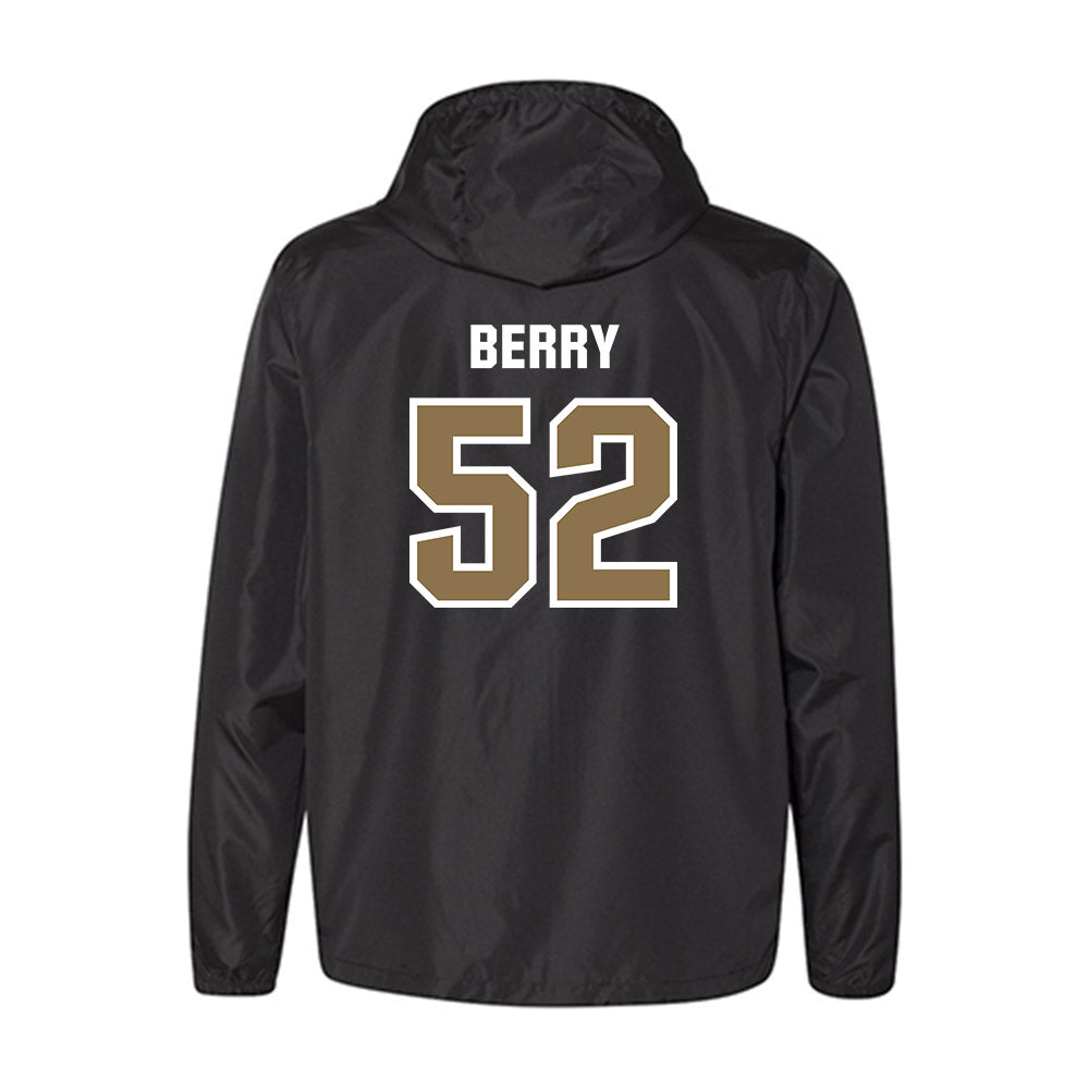 UNC Pembroke - NCAA Football : Malik Berry - Windbreaker-1