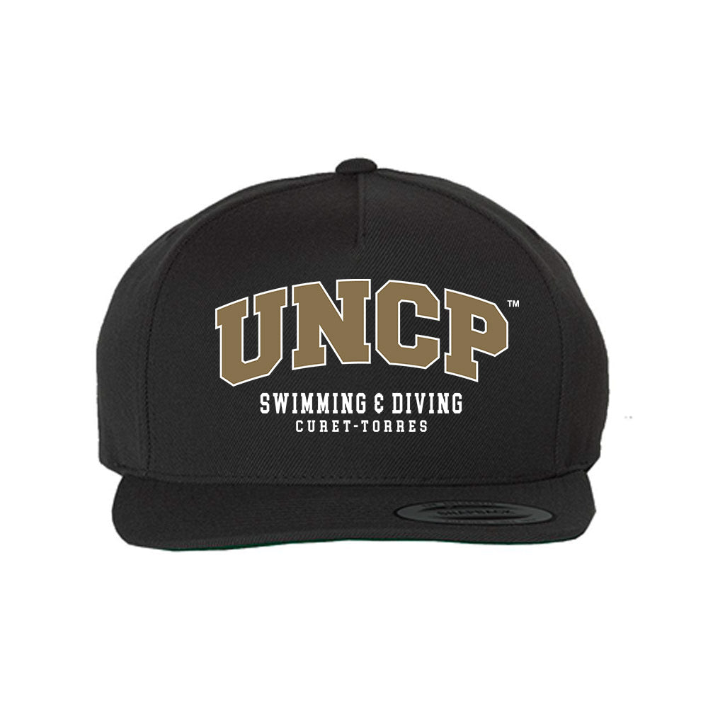 UNC Pembroke - NCAA Women's Swimming & Diving : Paola Curet-Torres - Snapback Hat-0