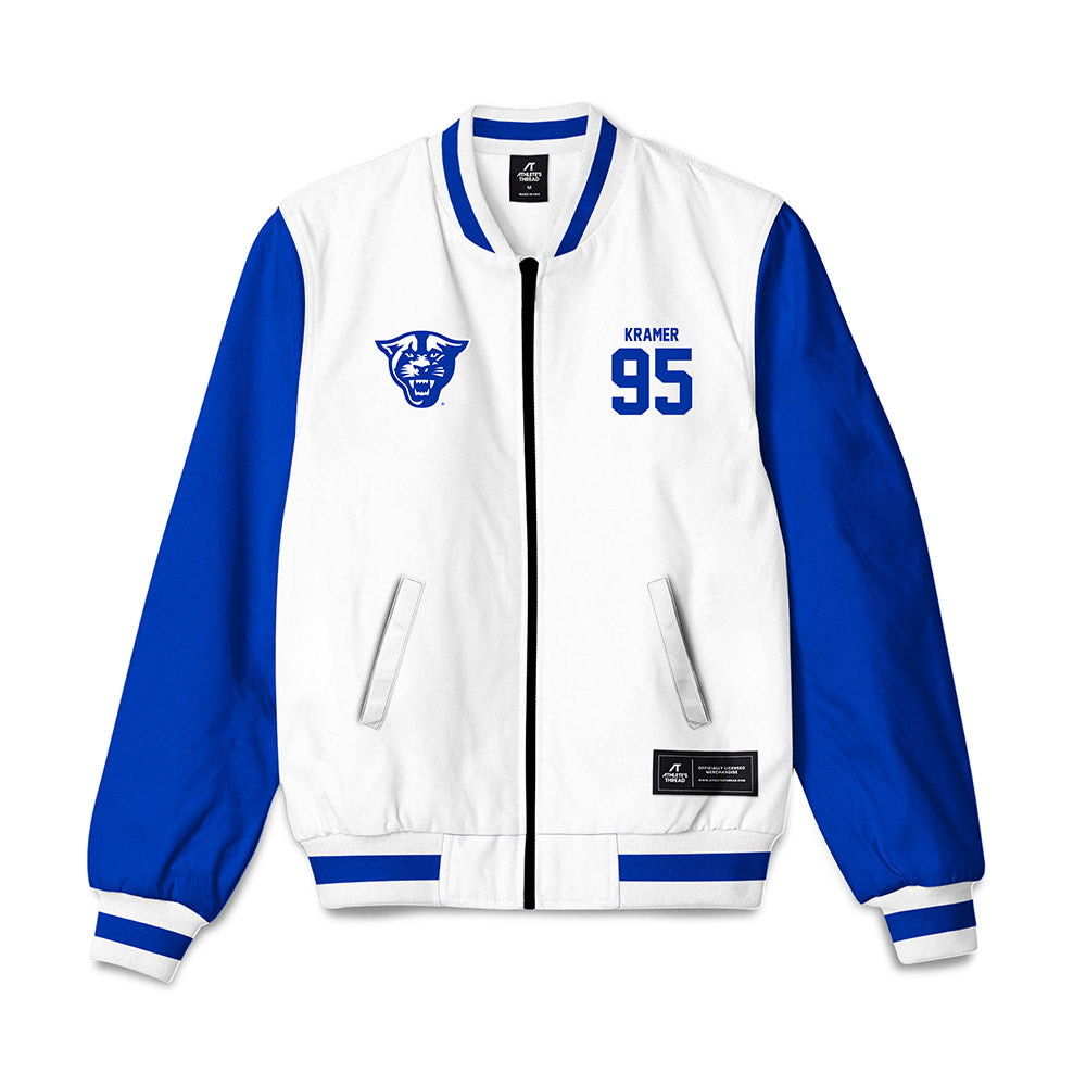 Georgia State - NCAA Football : Richard Kramer - Bomber Jacket-0