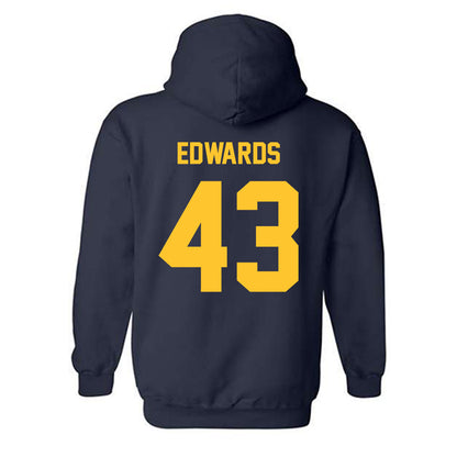 UC Berkeley - NCAA Baseball : Rex Edwards - Sports Shersey Hooded Sweatshirt-1