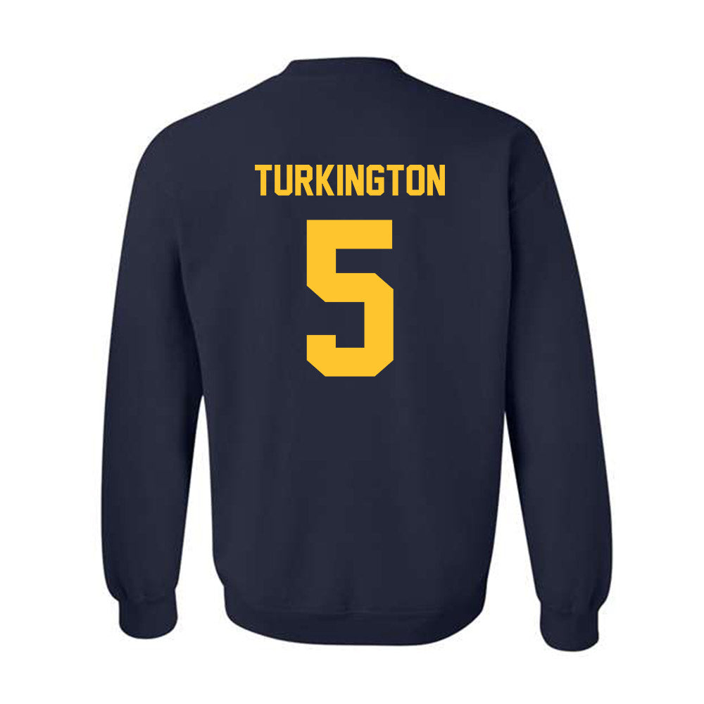 UC Berkeley - NCAA Baseball : Austin Turkington - Sports Shersey Crewneck Sweatshirt-1