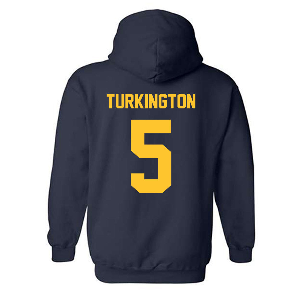 UC Berkeley - NCAA Baseball : Austin Turkington - Sports Shersey Hooded Sweatshirt-1