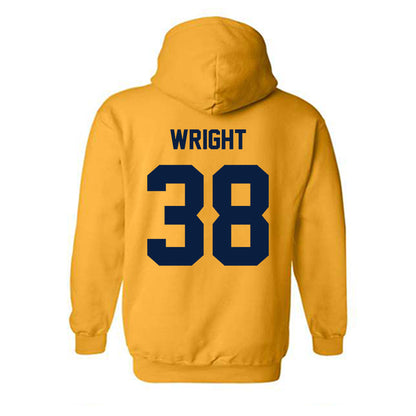 UC Berkeley - NCAA Baseball : Jett Wright - Hooded Sweatshirt-1
