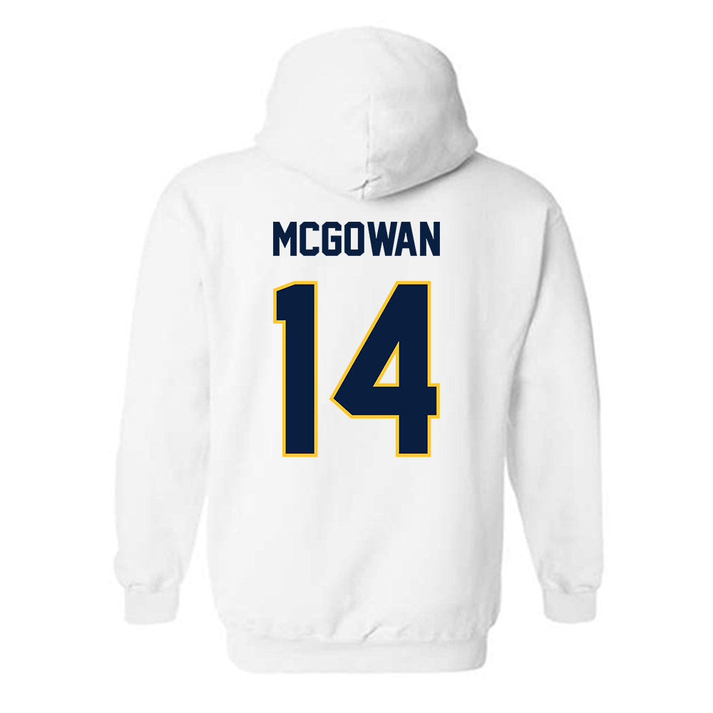 UC Berkeley - NCAA Softball : Mya McGowan - Sports Shersey Hooded Sweatshirt-1