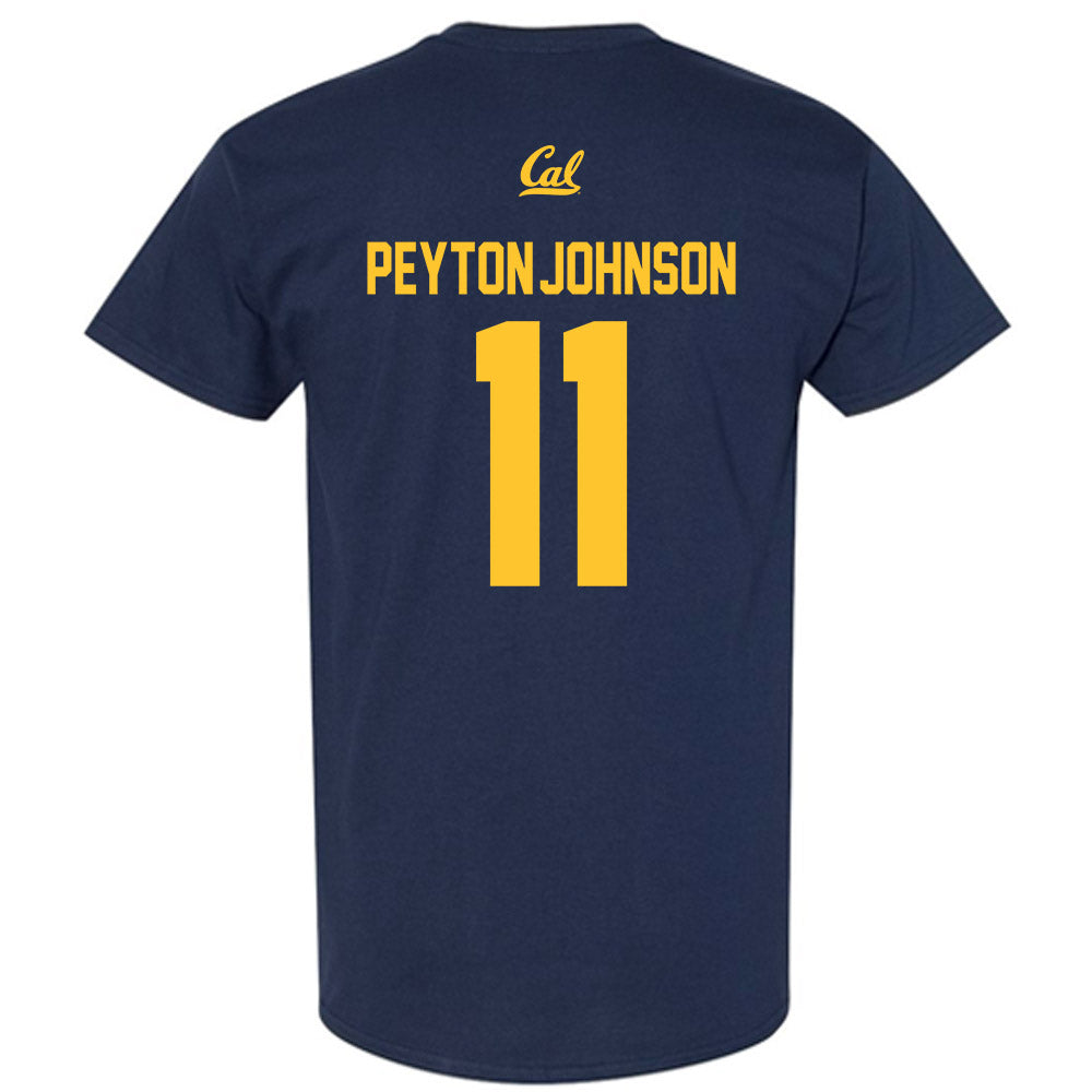 UC Berkeley - NCAA Softball : Nina Peyton-Johnson - Sports Shersey T-Shirt-1