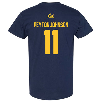 UC Berkeley - NCAA Softball : Nina Peyton-Johnson - Sports Shersey T-Shirt-1
