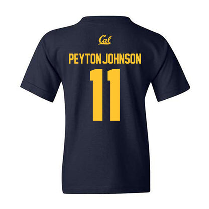 UC Berkeley - NCAA Softball : Nina Peyton-Johnson - Sports Shersey Youth T-Shirt-1
