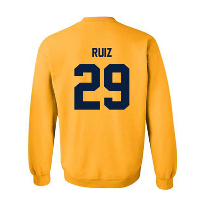 UC Berkeley - NCAA Men's Soccer : Nico Ruiz - Sports Shersey Crewneck Sweatshirt-1