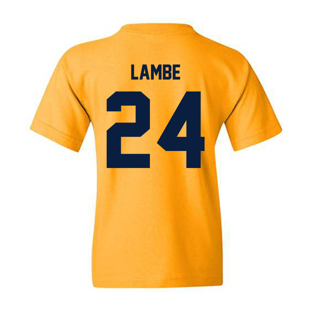 UC Berkeley - NCAA Men's Soccer : Connor Lambe - Sports Shersey Youth T-Shirt-1