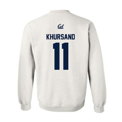 UC Berkeley - NCAA Women's Soccer : Elhom Khursand - Sports Shersey Crewneck Sweatshirt-1