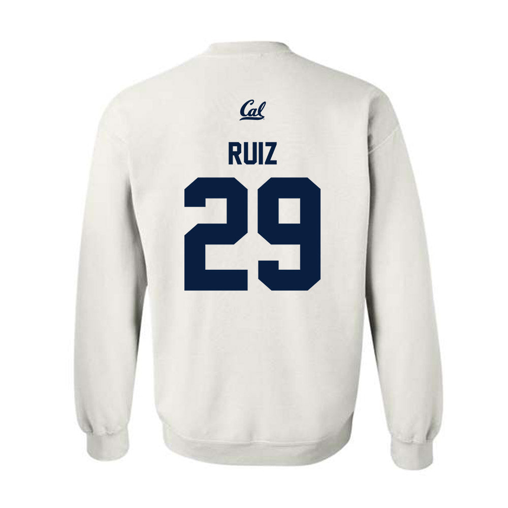 UC Berkeley - NCAA Men's Soccer : Nico Ruiz - Sports Shersey Crewneck Sweatshirt-1