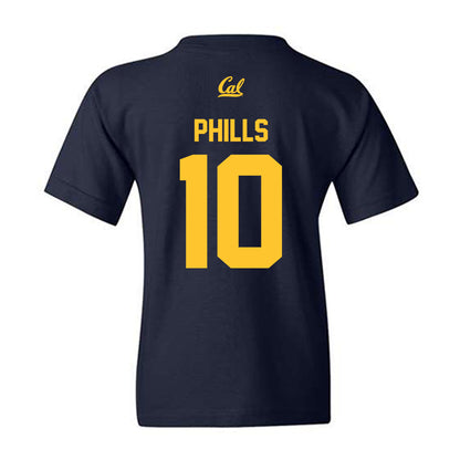 UC Berkeley - NCAA Women's Volleyball : Dominique Phills - Sports Shersey Youth T-Shirt-1