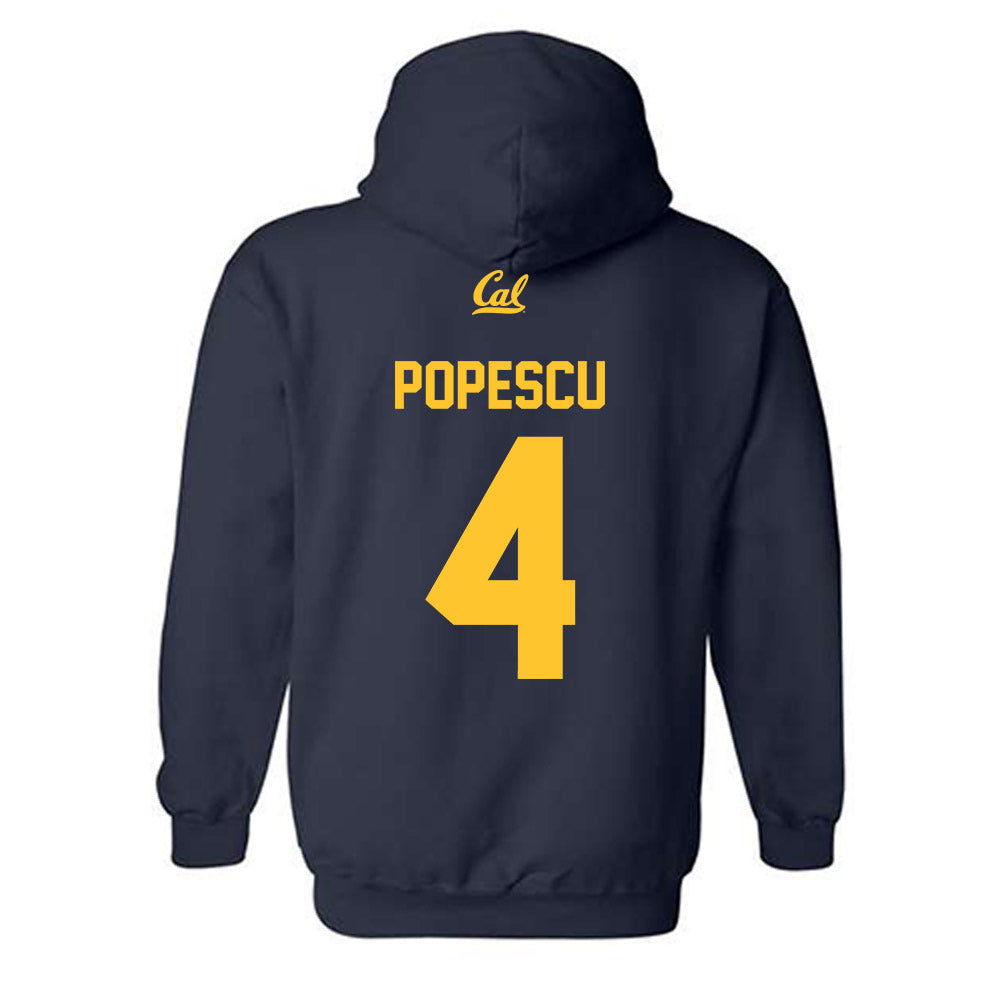 UC Berkeley - NCAA Women's Volleyball : Francesca Popescu - Sports Shersey Hooded Sweatshirt-1